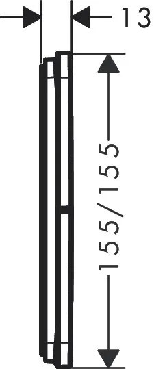 Hansgrohe ShowerSelect Comfort Q, ventil pod omietku pre 3 spotrebiče, biela matná, HAN-15587700