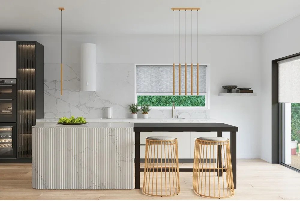 Kovové závesné svietidlo v zlatej farbe Fideus – Sollux