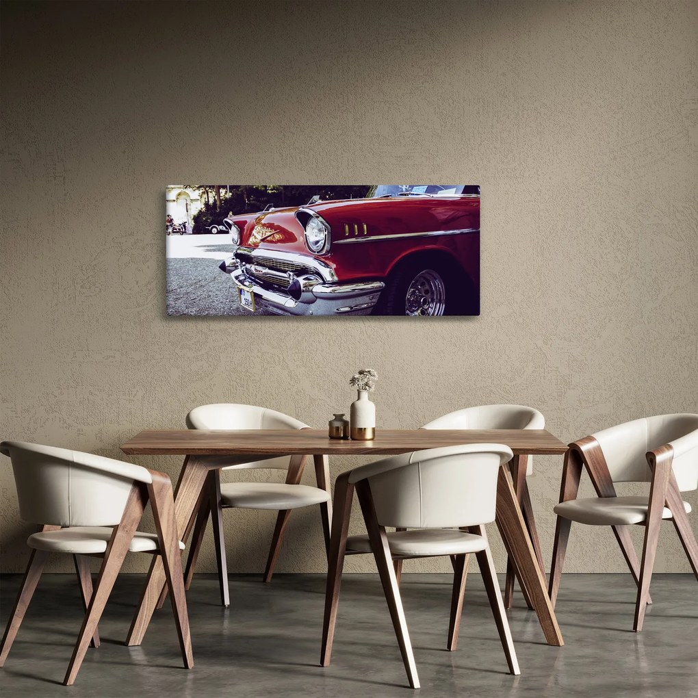 Obraz starého auta (120x50 cm)