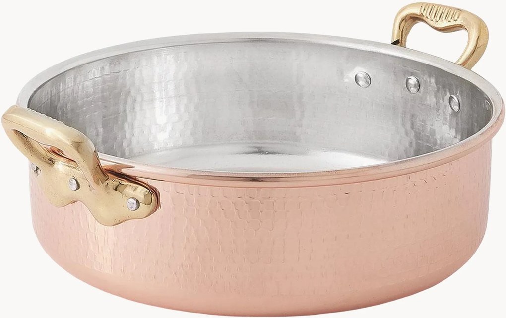 Medená plytká rajnica Luxury Line