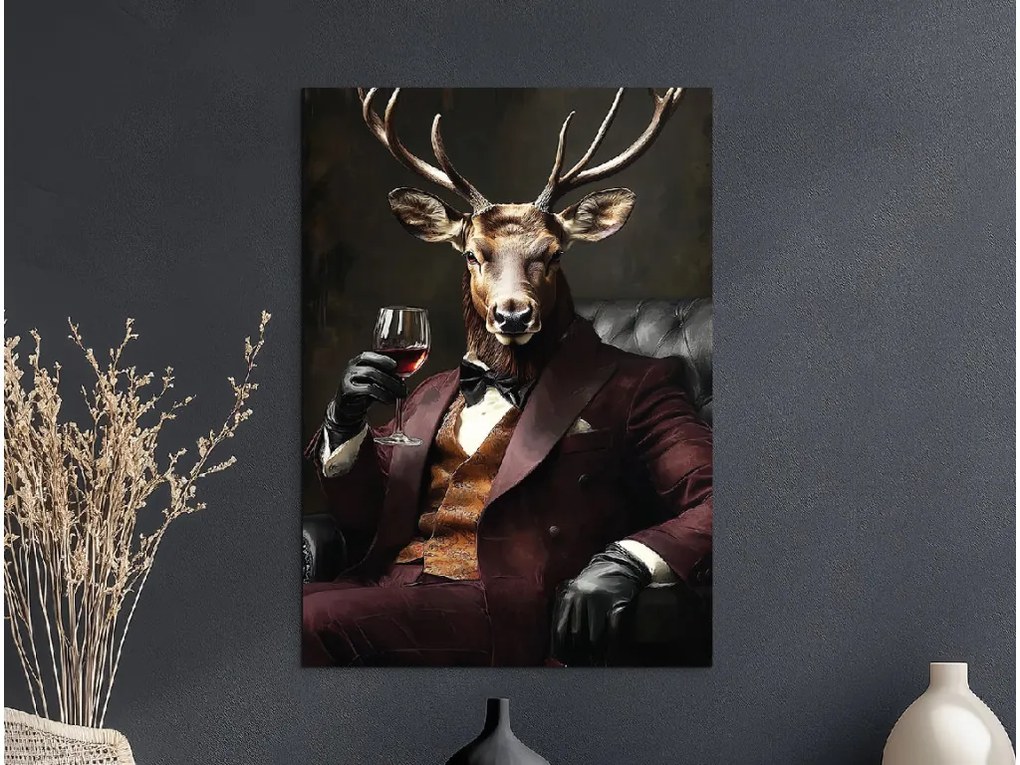 drevko | Obraz Jeleň gentleman