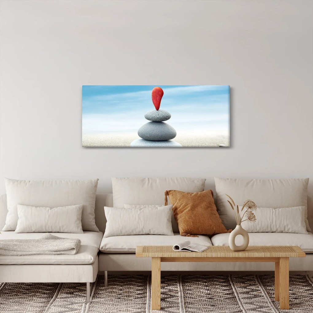 Obraz - Rovnováha s kameňmi (120x50 cm)