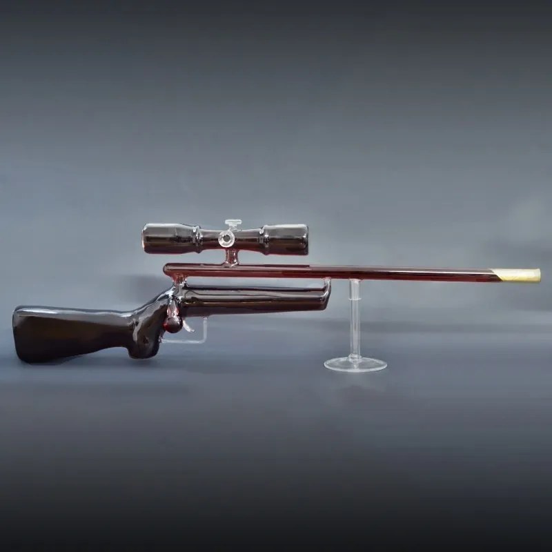 Ozdobná fľaša na víno Puška