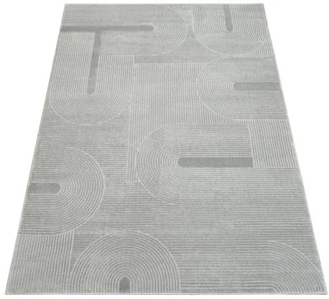 Koberec MISHA J087A svetlosivý / tmavosivý