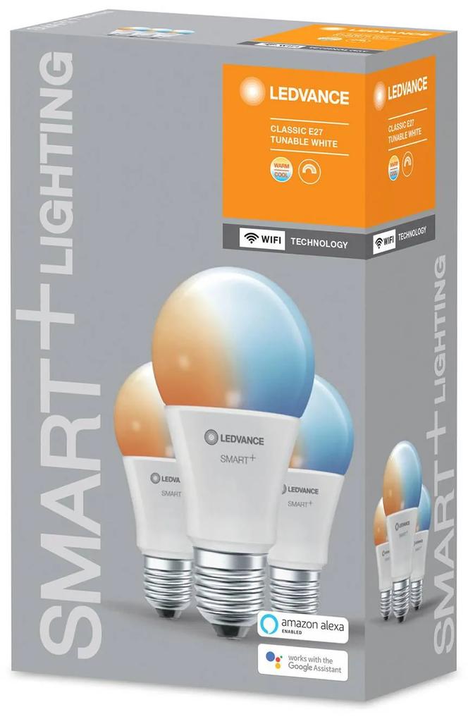 LEDVANCE SMART+ WiFi E27 9,5W Classic CCT 3ks
