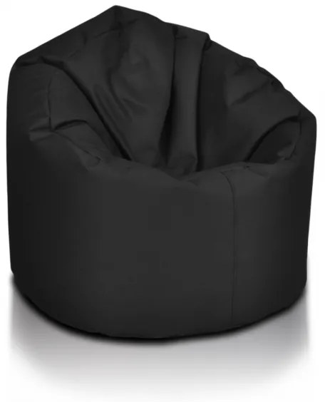 INTERMEDIC SK - Sedací vak Star 85x90 cm | ergonomický dizajn s podrúčkami, 300 l Farba: E14 - Čierna (Ekokoža)