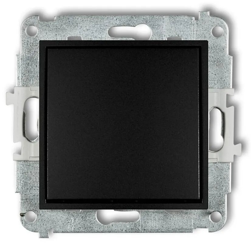 Vypínač matný čierny 12MWP-1 mini