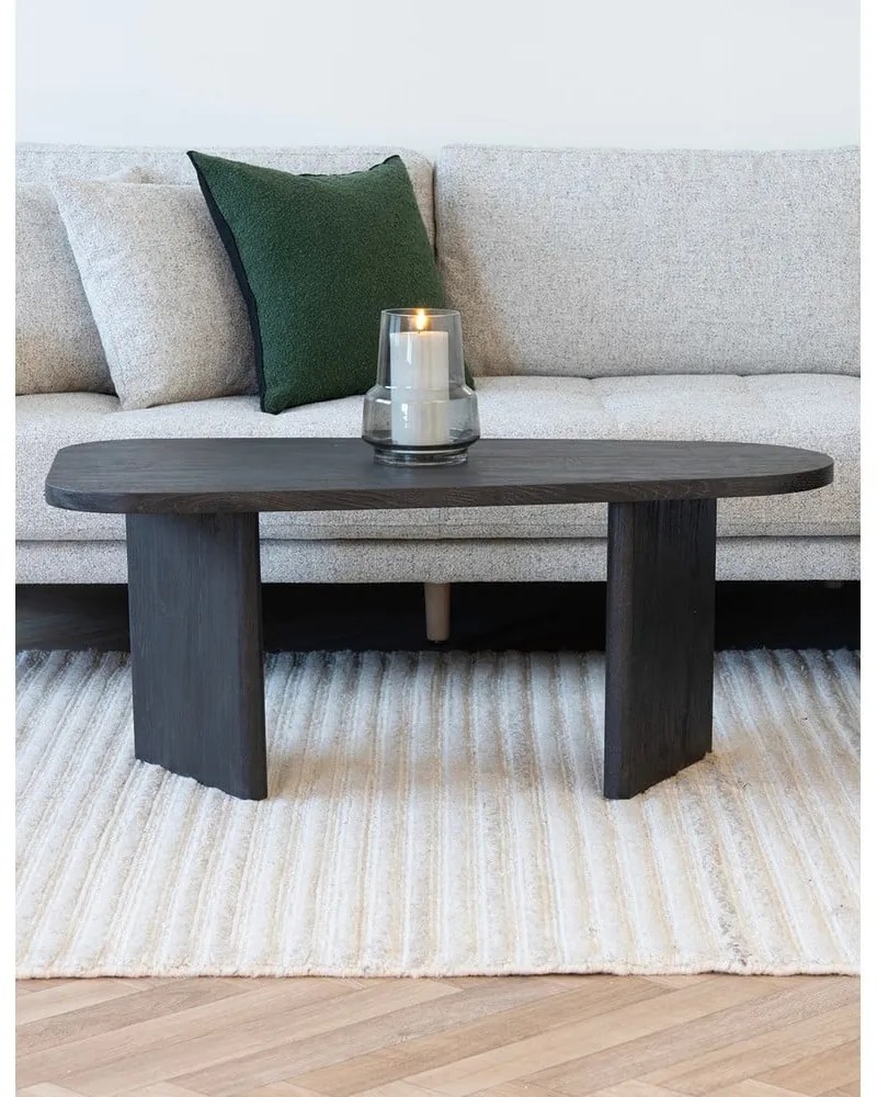 Tmavohnedý konferenčný stolík 50x100 cm Melo – House Nordic
