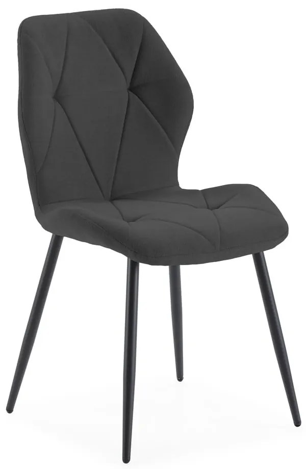 Čierne jedálenské stoličky v súprave 4 ks Luna – Marckeric