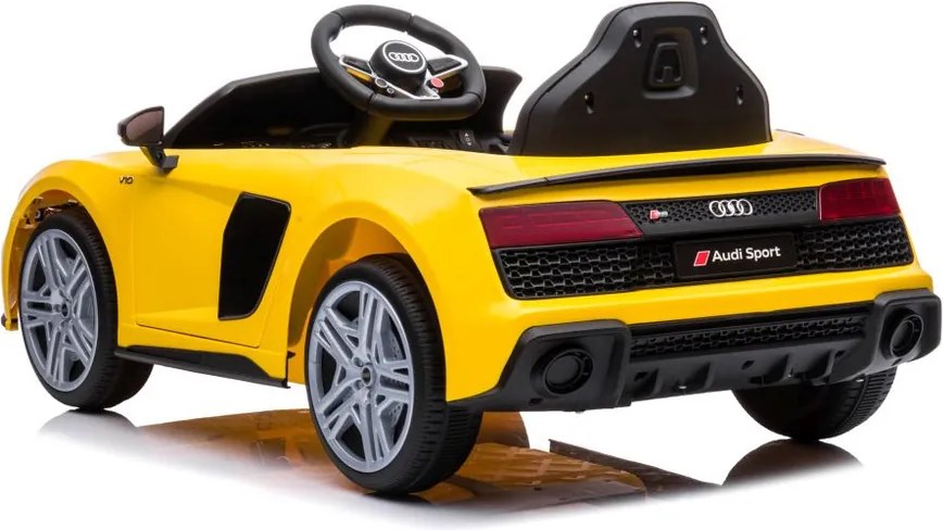 LEAN CARS Elektrické autíčko Audi R8 Lift A300 žlté