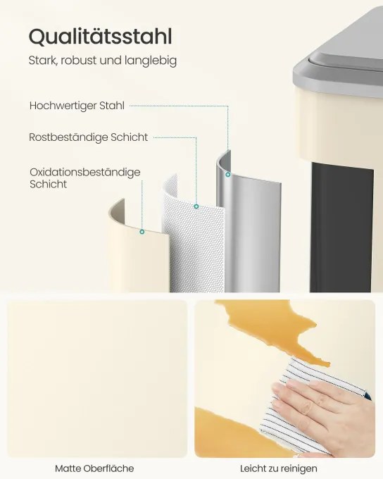 Odpadkový kôš 2x15L LTB544A02