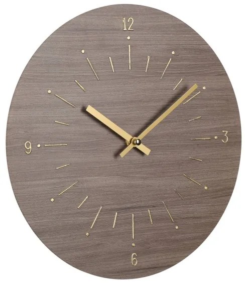 Eglo 425508 - Nástenné hodiny TAKAHAGI 1xAA pr. 30 cm hnedá