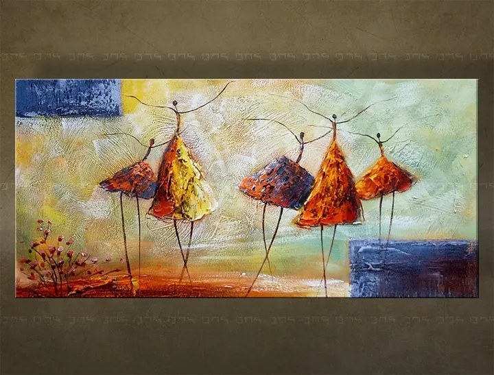 Maľovaný obraz na stenu TANEČNICE