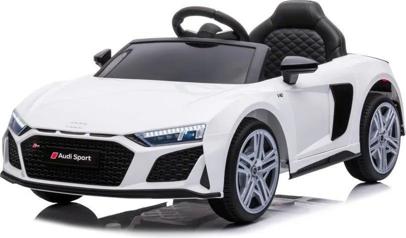 LEAN CARS Elektrické autíčko Audi R8 Lift A300 biele