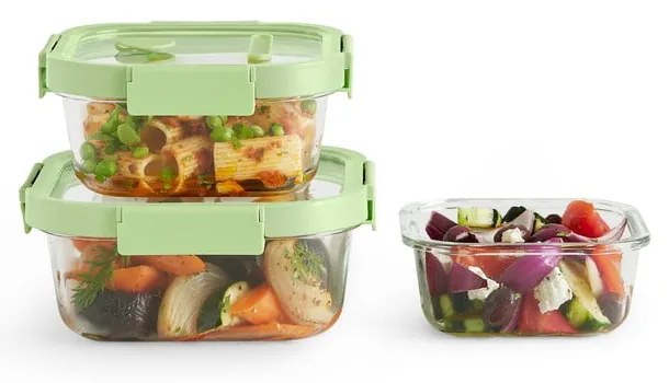 Potravinové škatuľky v súprave 3 ks – Lékué