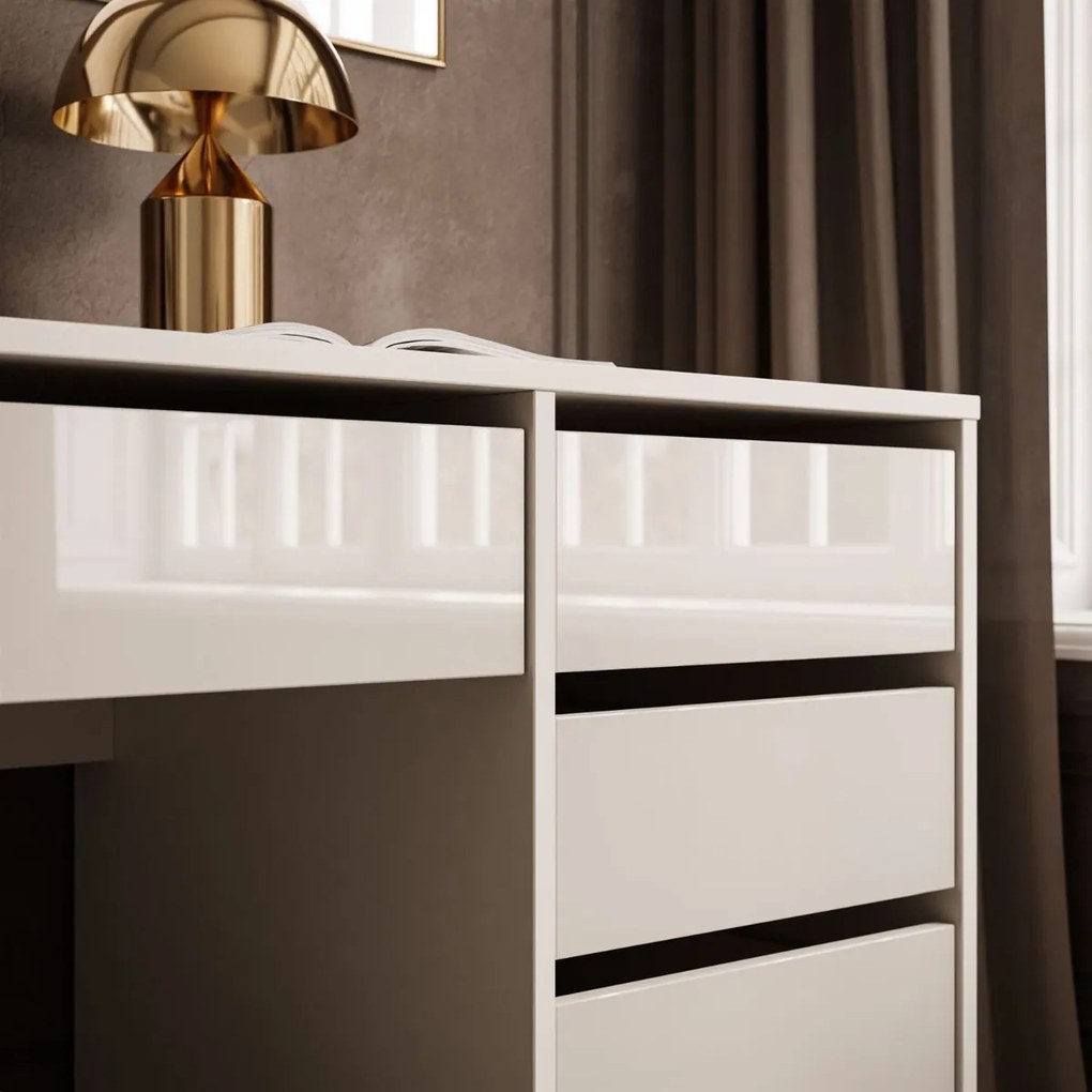 PISACÍ STÔL JULIETTA KAŠMÍR LESKLÝ