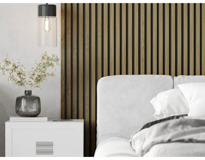 Mexen Lam-B, stenové lamely 275 × 31,5 cm, HDF doska 4 mm, dub klasický, S100-275317-2812-072