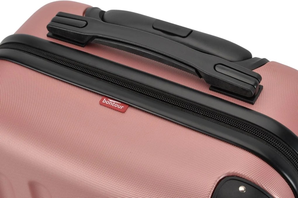 Kabínový kufor na 4 kolieskach 55x39x20cm Rose gold farba
