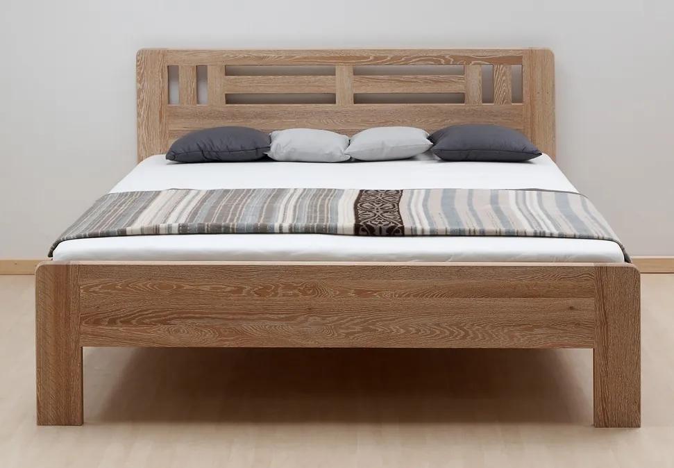 BMB ELLA MOON - masívna dubová posteľ 90 x 200 cm, dub masív
