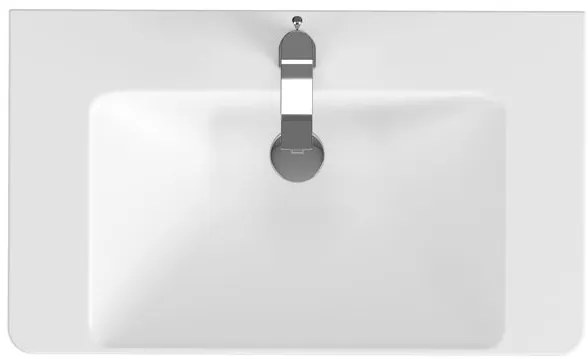 Cersanit - SET B350 LARA MILLE 80cm (SKRINKA + UMÝVADLO), Šedá, S801-340-DSM