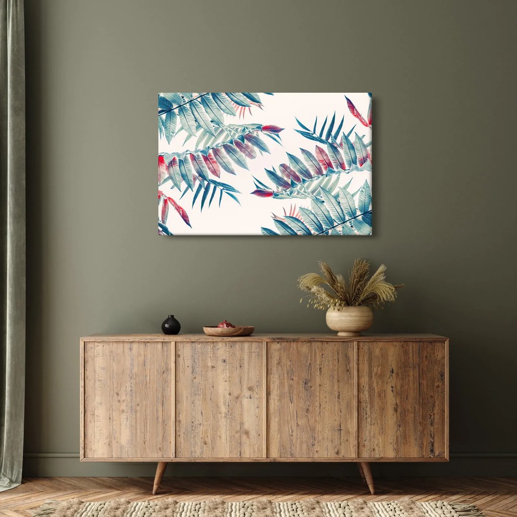 Obraz - Tropické listy (90x60 cm)