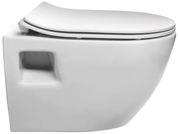 Creavit - Závesné WC PAULA keramika/biela