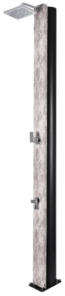 Solárna sprcha CRM Atlas Garden Corten 30 l sprchou na nohy, Farba Nerezová
