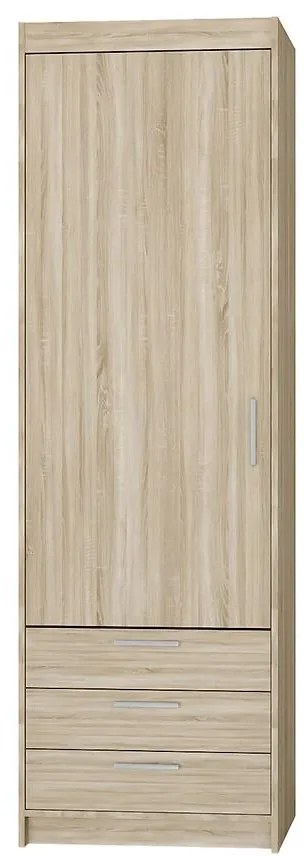 Skriňa Elena 1D3S dub sonoma