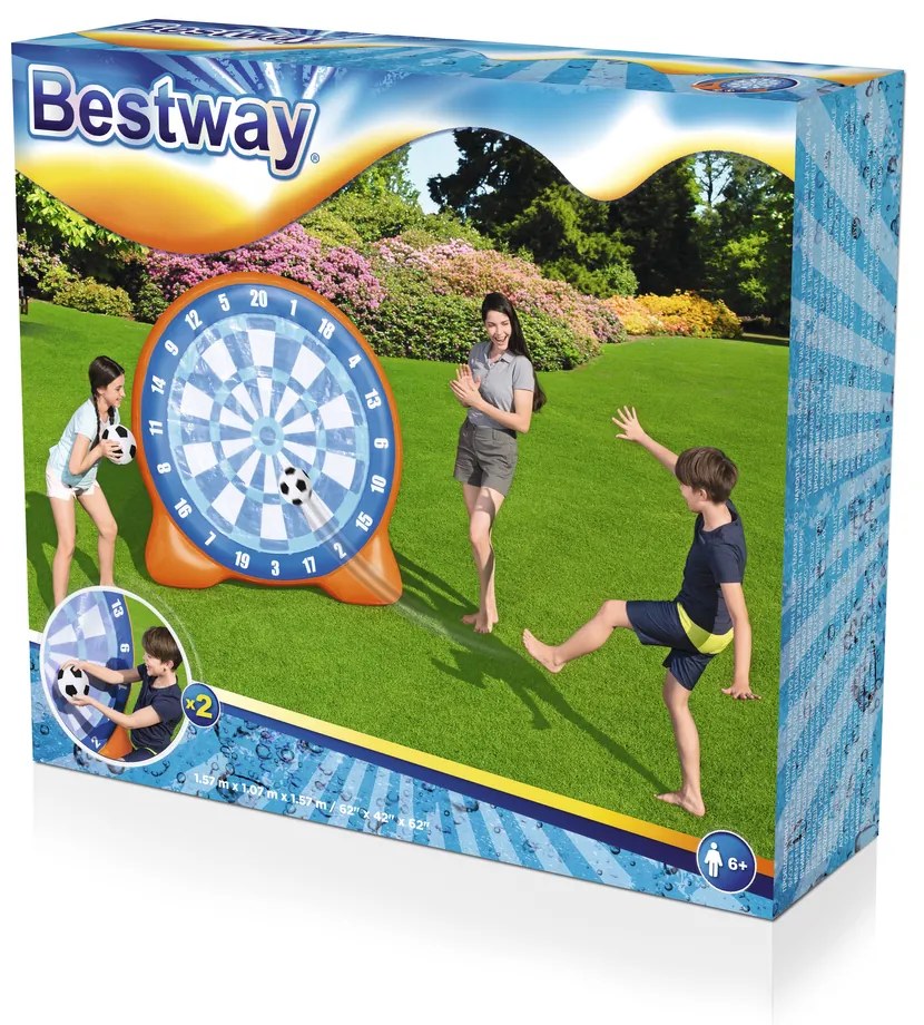 LEAN TOYS Nafukovací terč na loptové hry