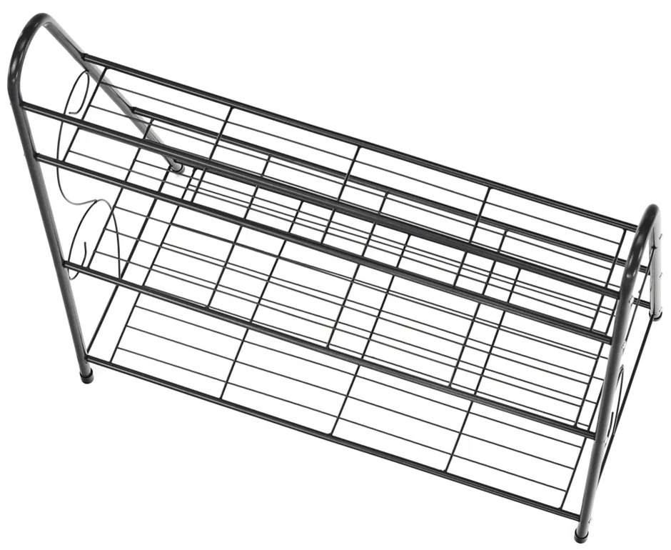 Kondela Regál, 3-policový, tmavosivá, VERUMA