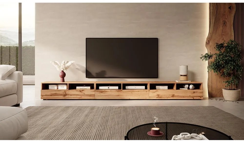 TV skrinka/stolík Redcan 300 (dub wotan). Vlastná spoľahlivá doprava až k Vám domov. 1098690