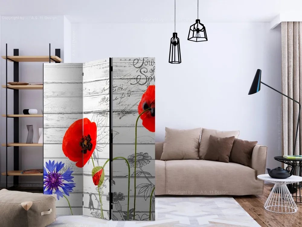 Artgeist Paraván - Wildflowers [Room Dividers]