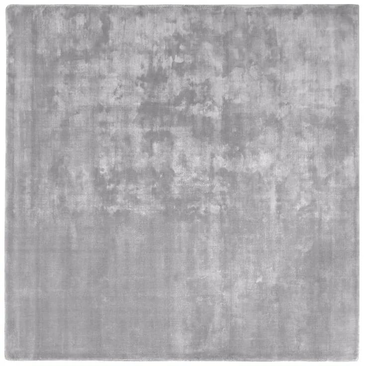 Viskózový koberec 200 x 200 cm svetlosivý GESI II Beliani