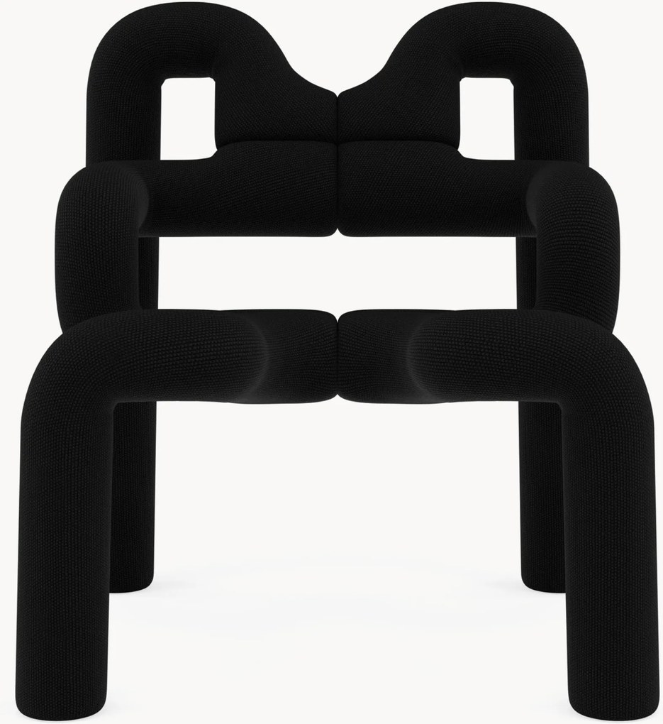 Pletené vlnené kreslo Ekstrem