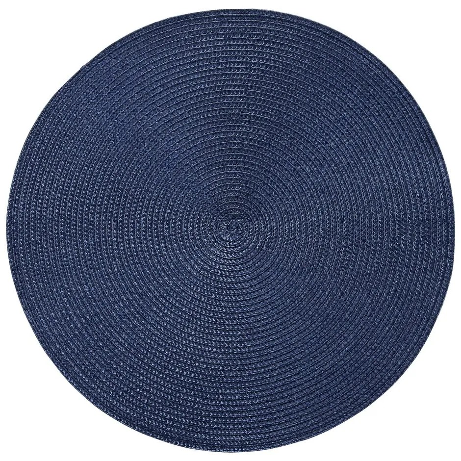 AMBIENTE Prestieranie okrúhle 38 cm – tm. modrá