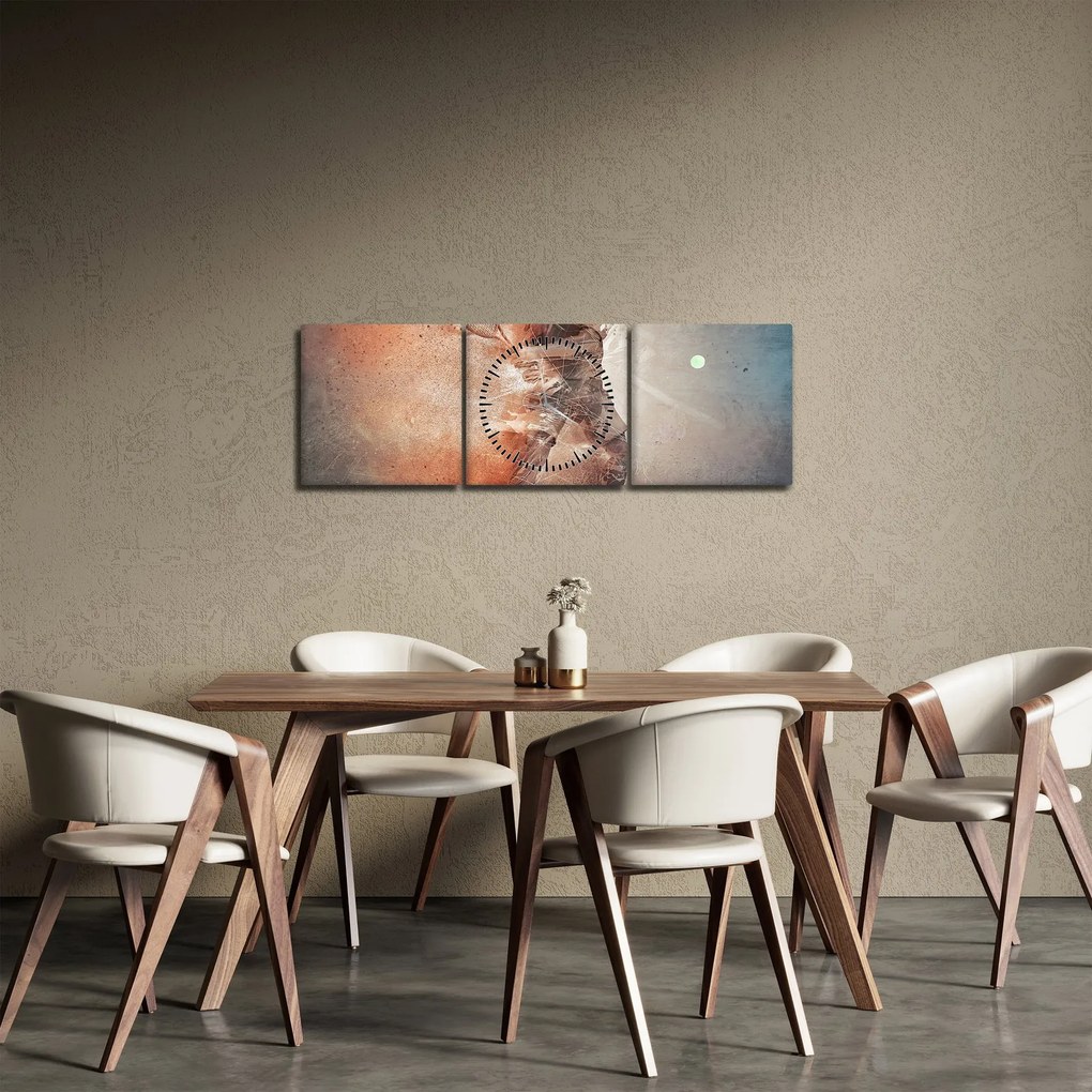 Obraz - Tenista (s hodinami) (90x30 cm)