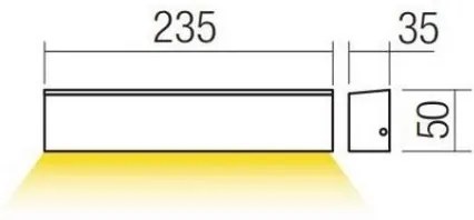 Redo 90393 - LED Vonkajšie nástenné svietidlo OMNIA LED/12W/230V 3000K IP54 biela