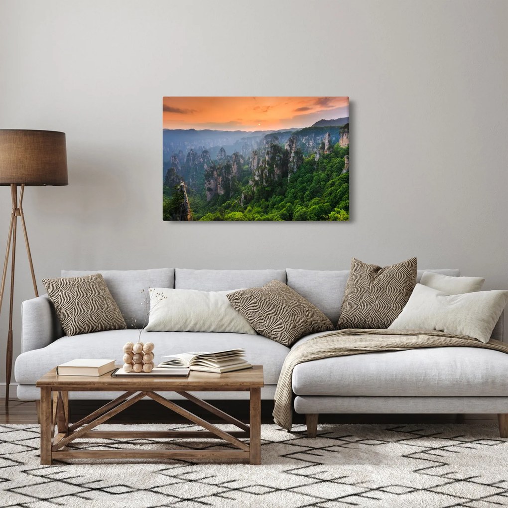 Obraz - Národný lesný park Zhangjiajie (90x60 cm)