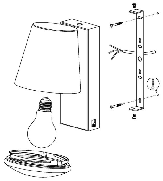 Eglo 97482 - LED Stmievateľné vonkajšie svietidlo CALDIERO-C 1xE27/9W/230V IP44