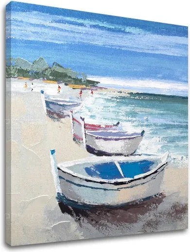 Obraz na plátne LOĎKY V PRÍSTAVE 1 dielny XOBCHZH3549E1