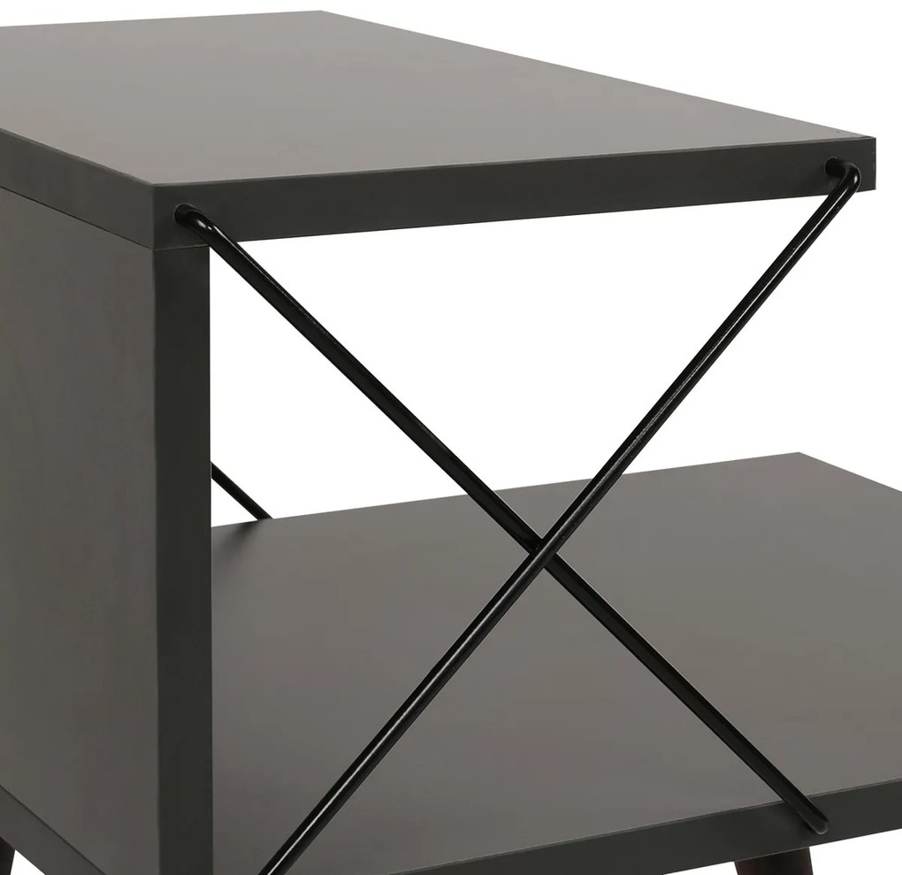 Nočný stolík Cross Anthracite