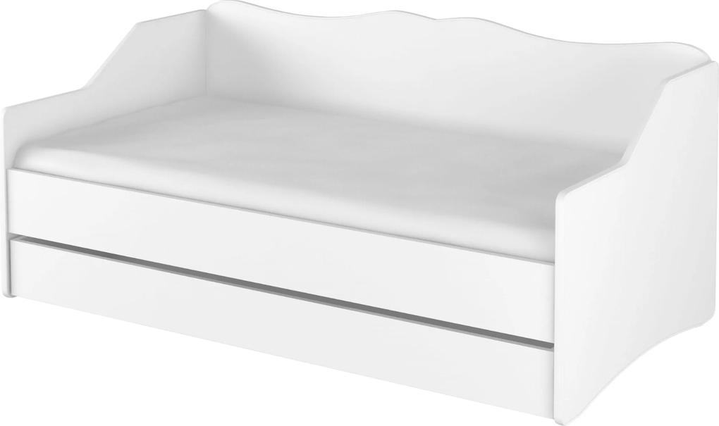 DO Detská posteľ Lulu - 160x80 cm Farba: Biela
