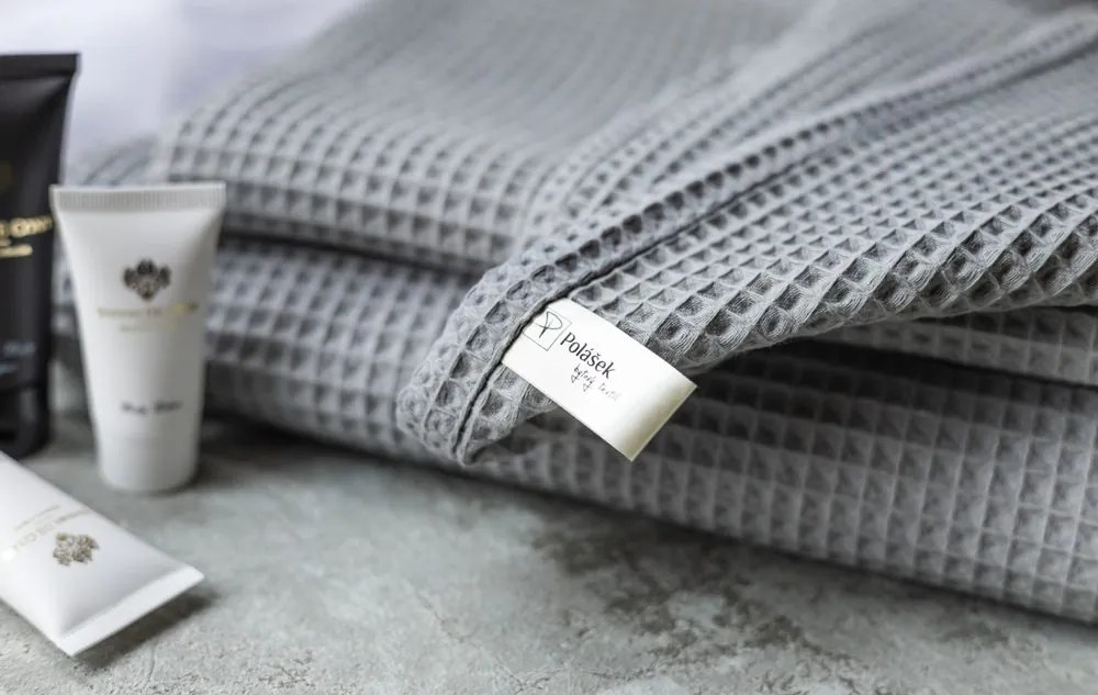 Polášek Vaflová osuška - Krémová | 70 x 140 cm