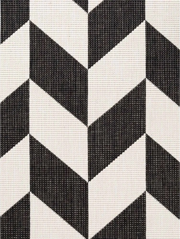 Čierny/krémovobiely vnútorný a vonkajší koberec 200x300 cm Haringey Terrick – Ted Baker