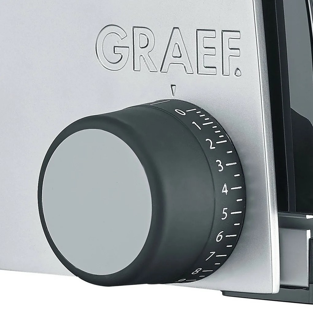 Graef STYLE S 12005 elektrický krájač, strieborný