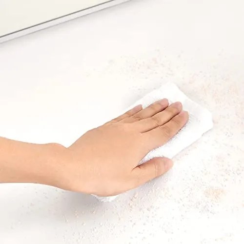 Toaletný stolík VANESA s veľkým zrkadlom a osvetlením, 80x40x140cm, biela SongmicsHome