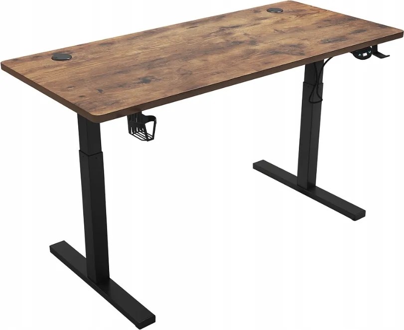 Elektrický výškovo nastaviteľný stôl 72 - 117 cm Šírka: 60 cm | Dĺžka: 140 cm