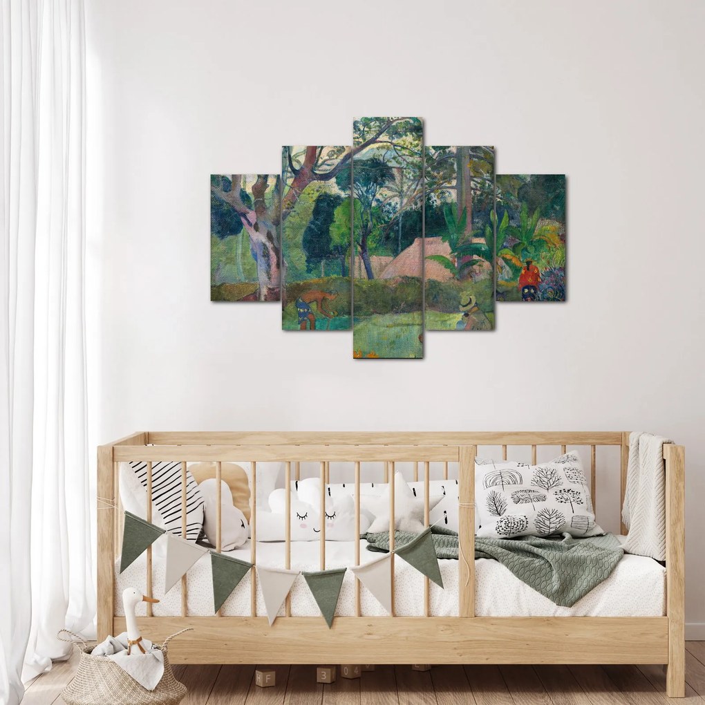Obraz - Paul Gauguin, Te raau rahi (The Big Tree), reprodukcia (150x105 cm)