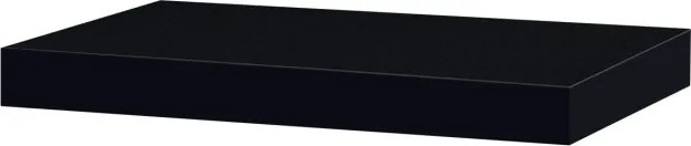 Nástenná polica 40 cm čierna P-023 BK lesk