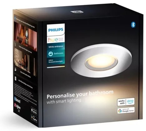 Philips -LED Stmievateľné kúpeľňové sv. Hue ADORE BATHROOM 1xGU10/4,2W/230V IP44